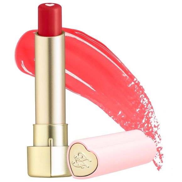 NIB - TOO FACED - Too Femme Heart Core Lipstick - NOTHING COMPARES 2 U - Picture 11 of 16